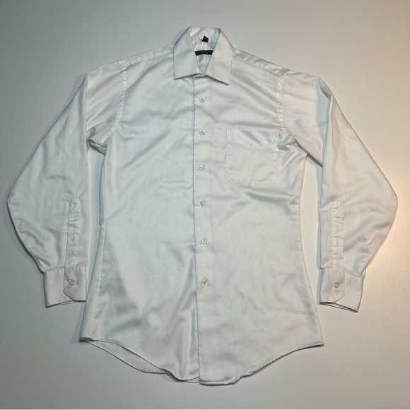 Geoffrey Beene Other - Geoffrey Beene Men's White Regular Fit Dress Shirt